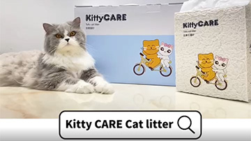 KittyCARE tofu cat litter